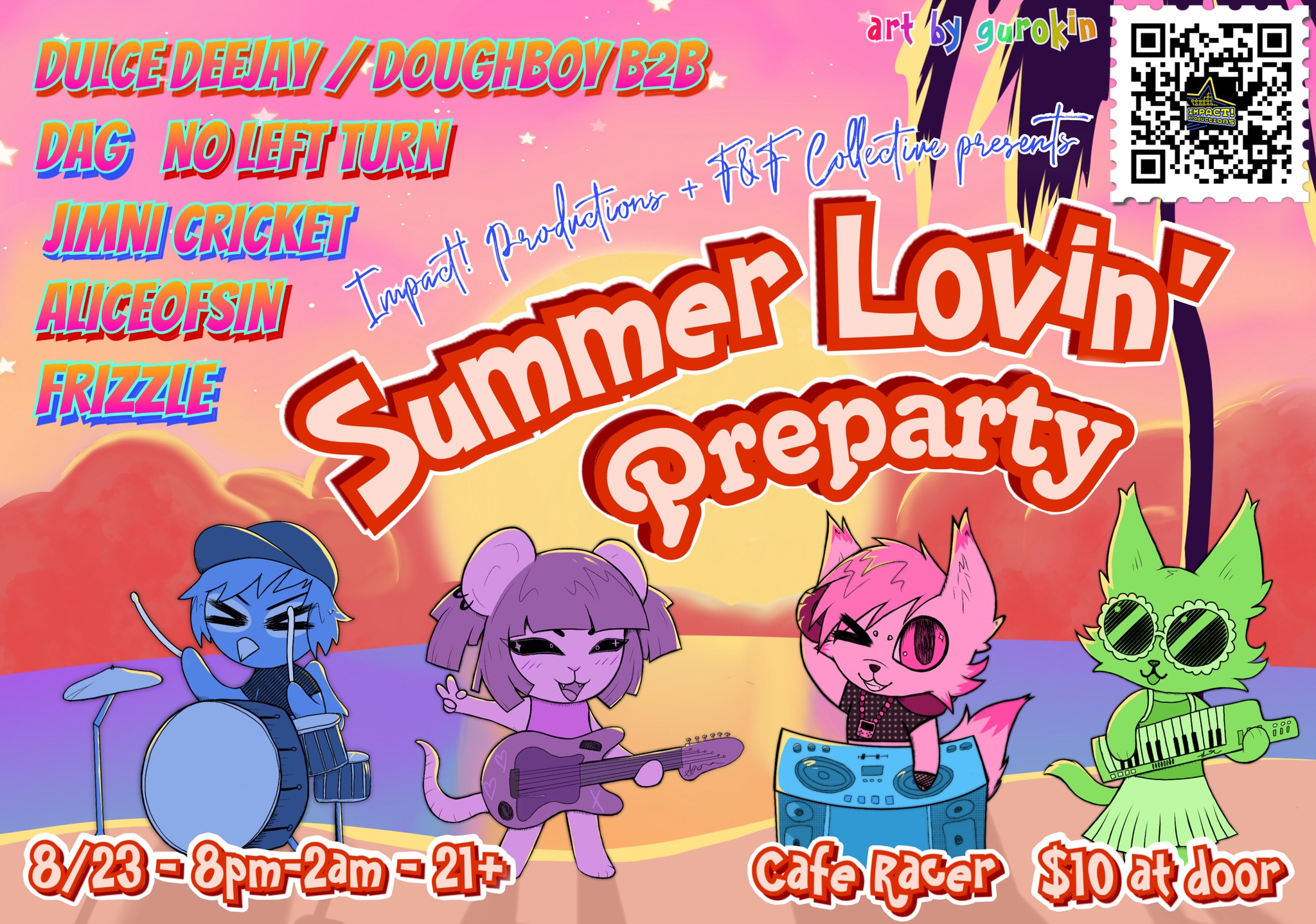 Summer Lovin' Preparty Poster