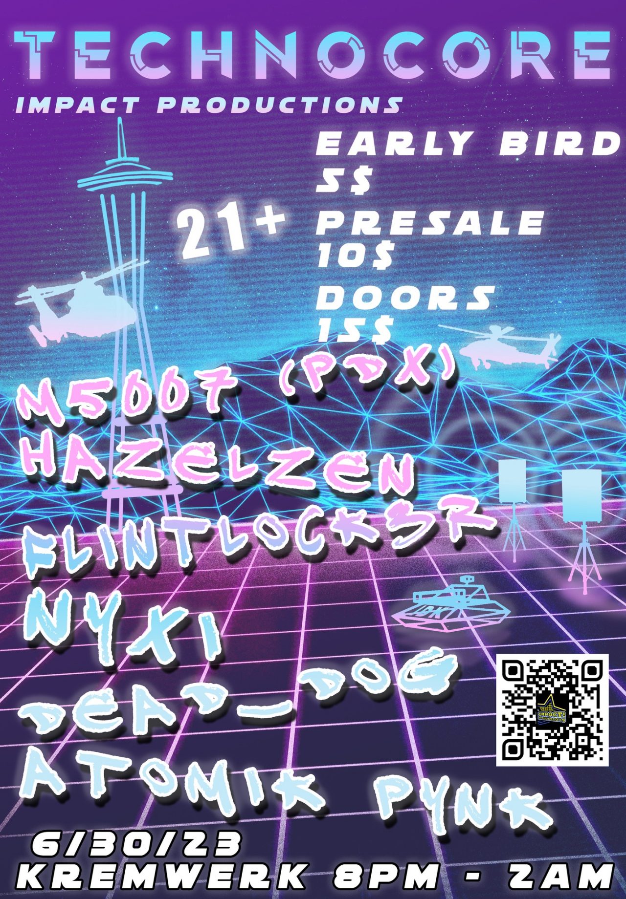 Technocore at Kremwerk by Impact! Productions Seattle