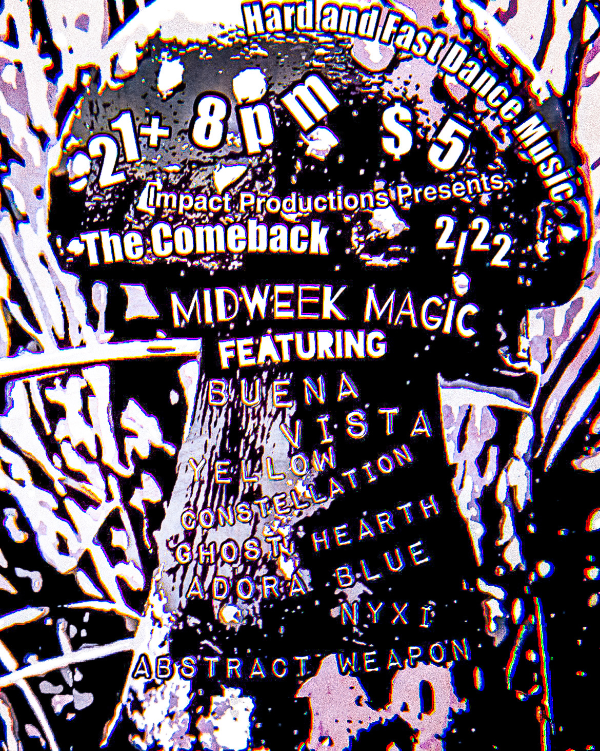Midweek Magic Trick of the Ear Flyer Poster