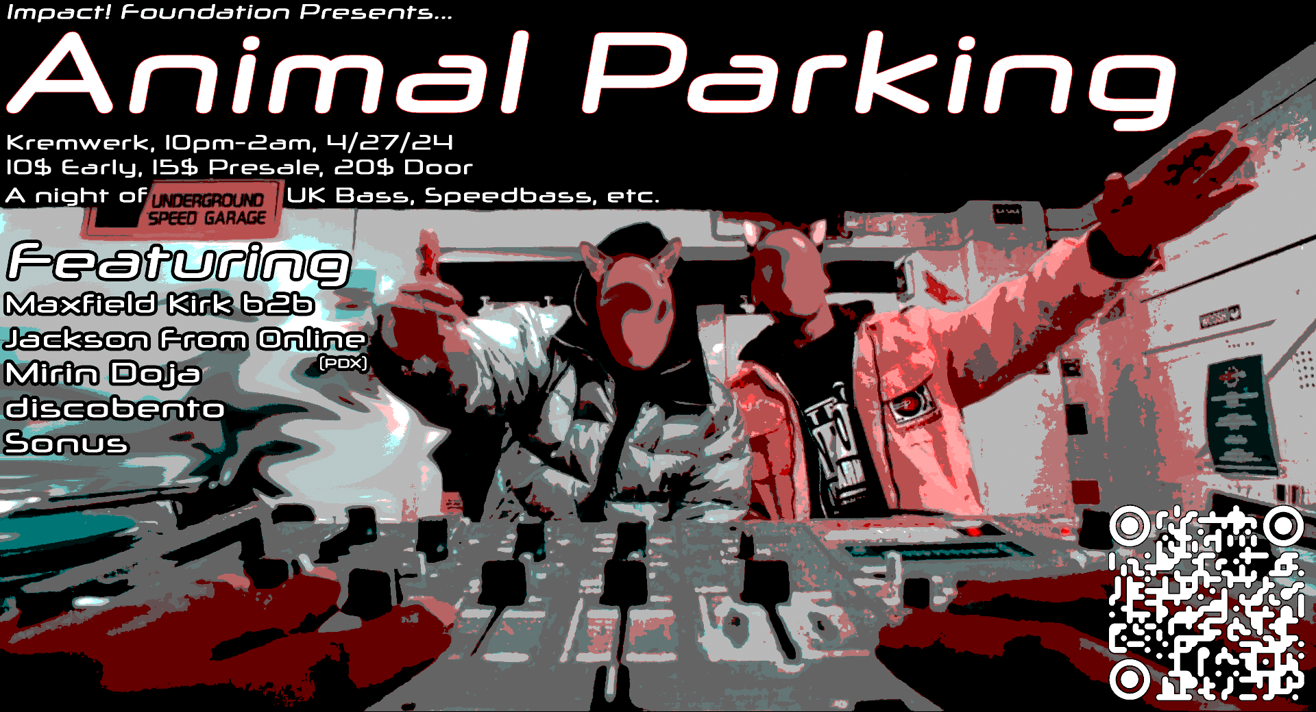 animal parking flyer 4/27 kremwerk
