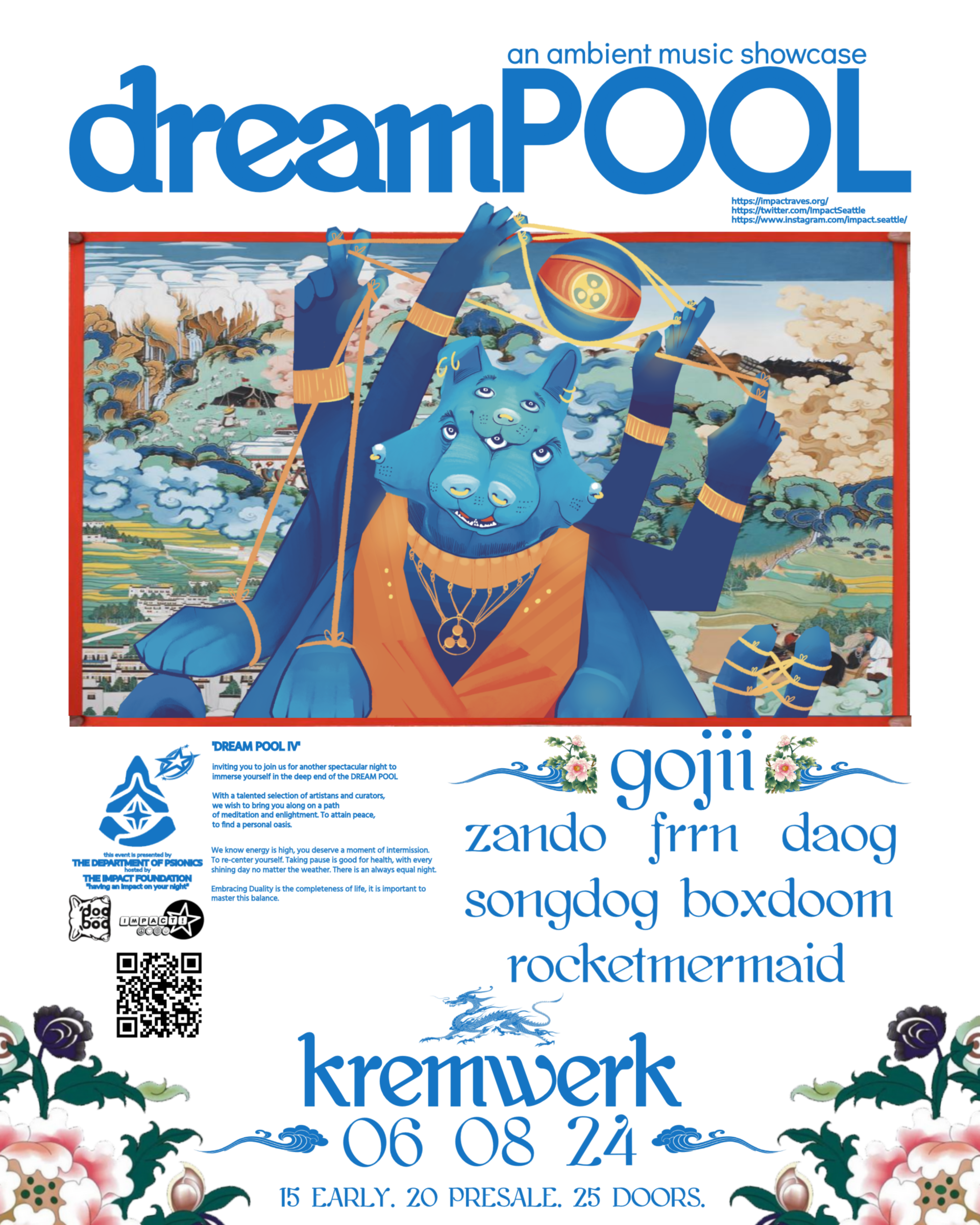 dream pool IV flyer