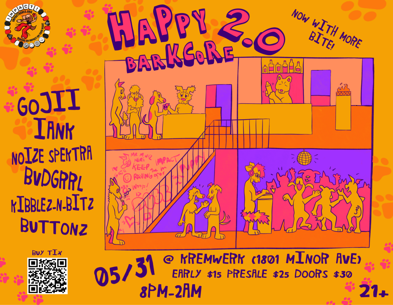 happy barkcore II flyer 5/31