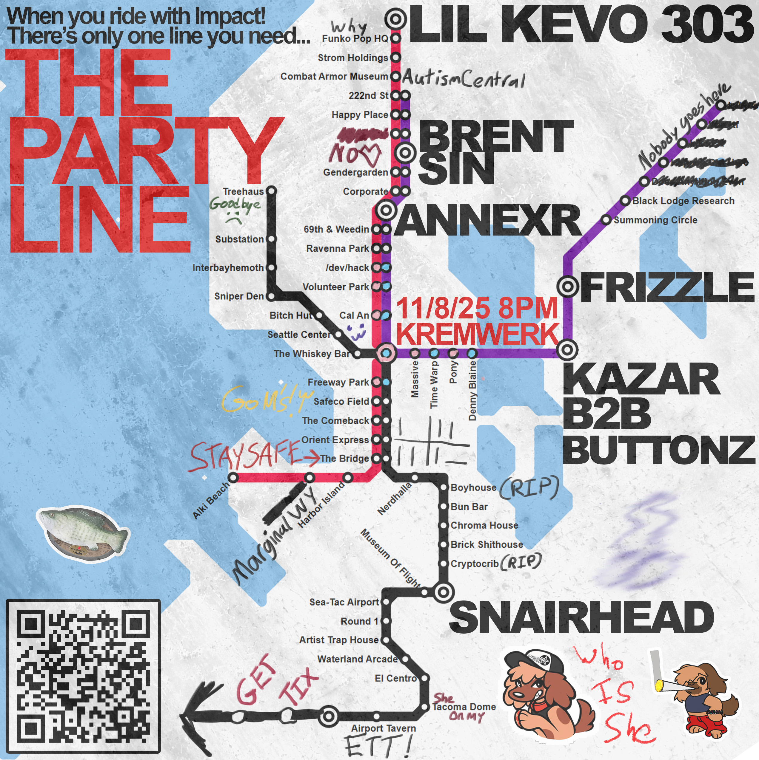 the party line flyer